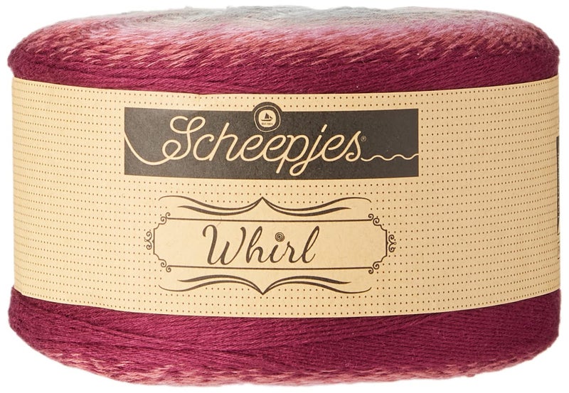 Scheepjes Whirl Yarn - 1000m, Slice 'O' Cherry Pie, Cotton & Acrylic Blend - Image 1